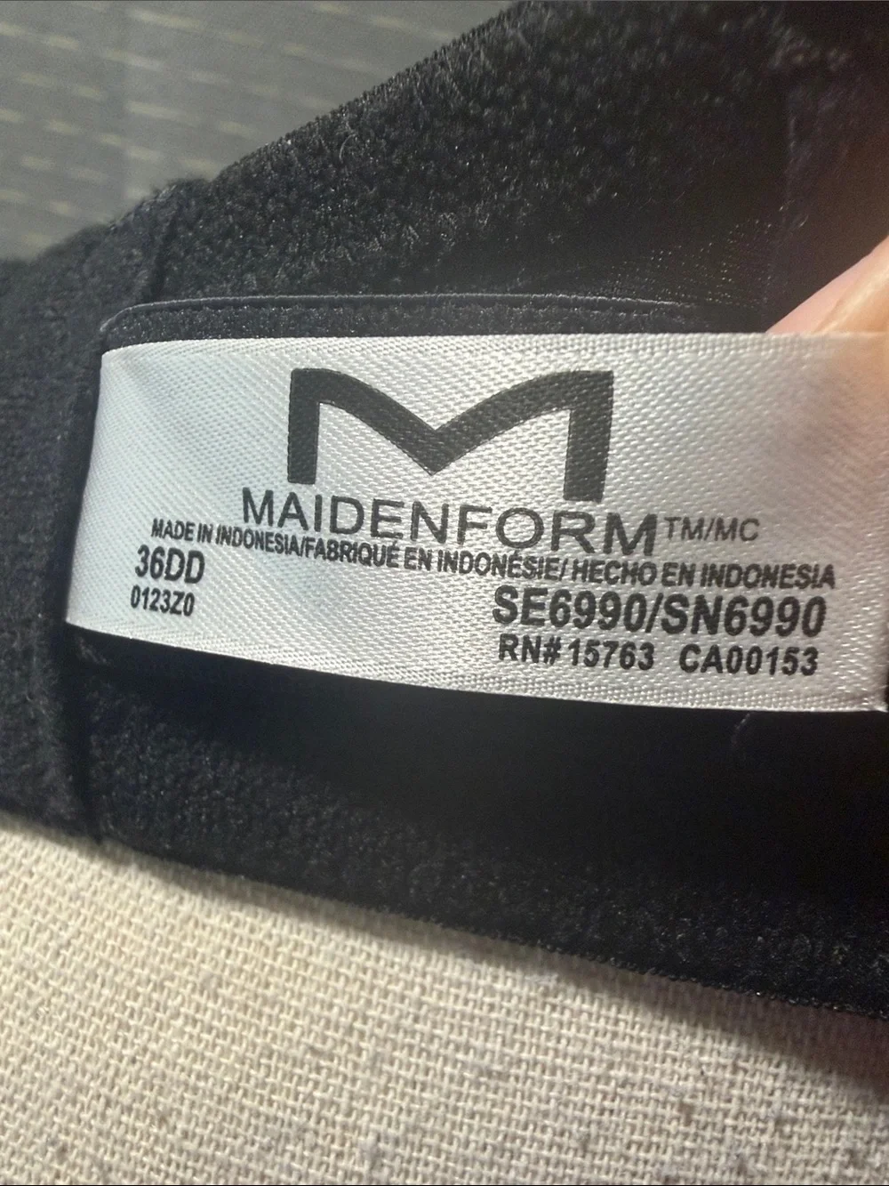 Maidenform Black 5-Way Convertible Bra